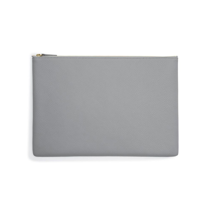 Grey clutch pouch 5