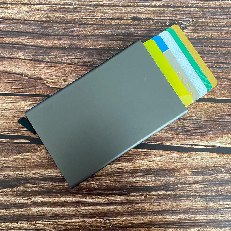 Grey Pop up card holder 1