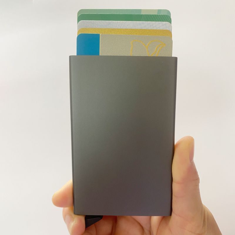 Grey Pop up card holder 5