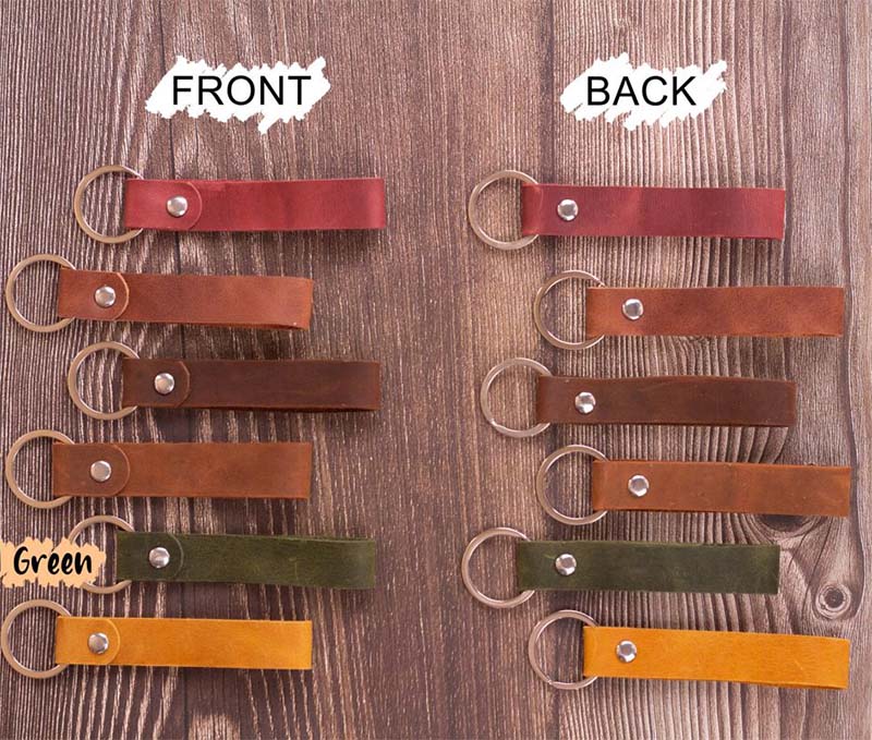 leather keychain 10