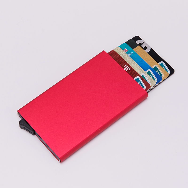 aluminium card case