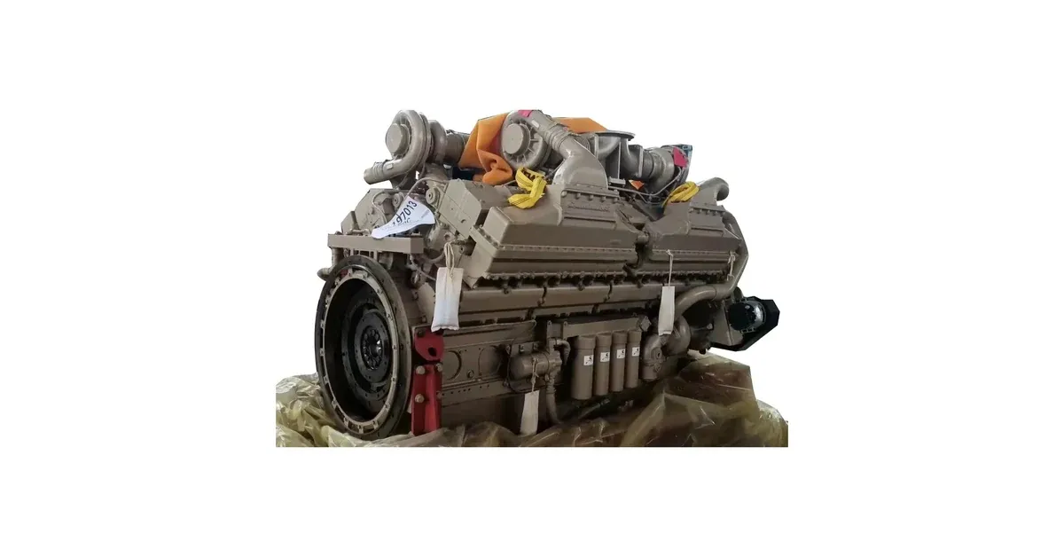 Cummins QSK60 60 L V16 diesel engine prepared for pre-shipment verification
