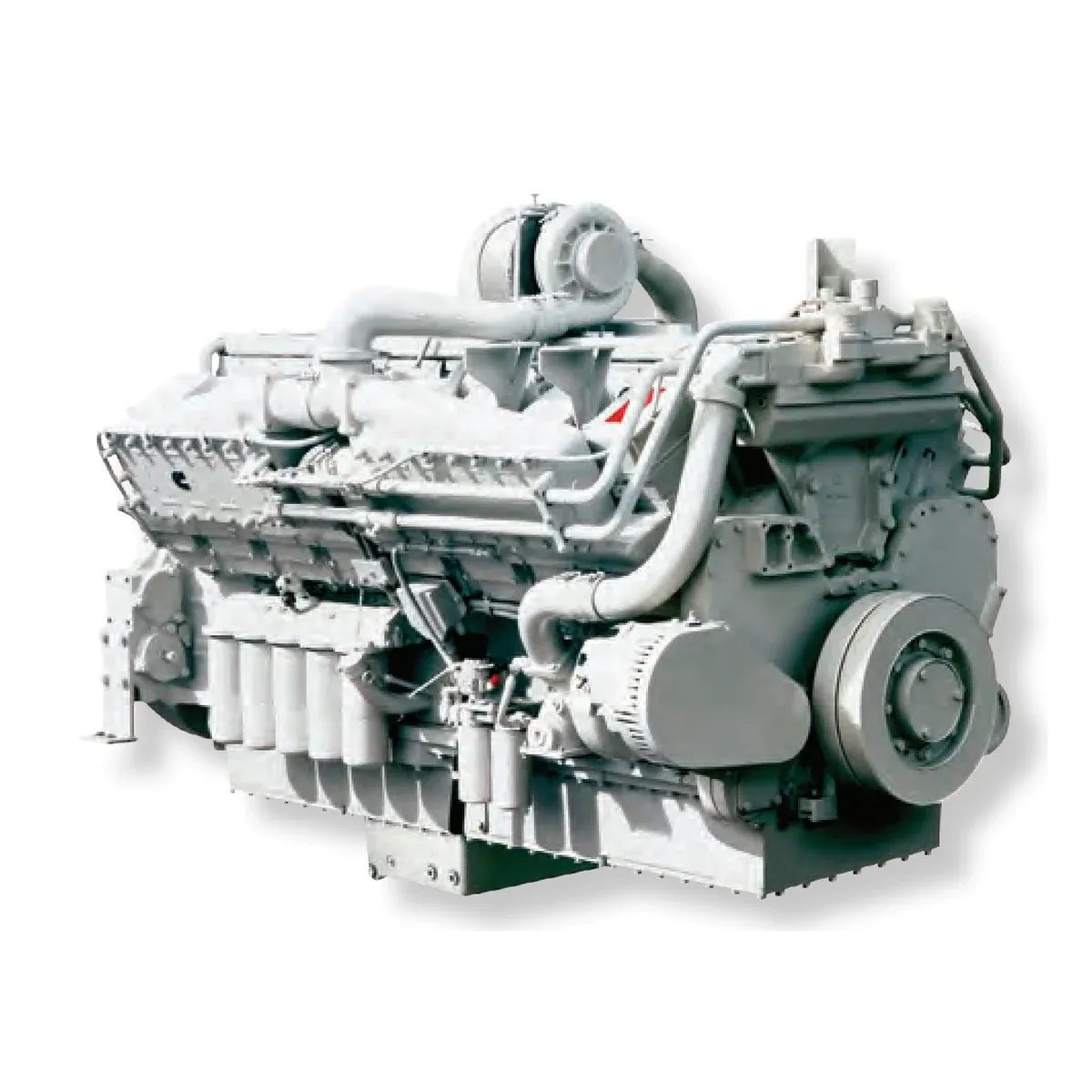 Cummins K50-M marine diesel engine for continuous-duty workboat propulsion