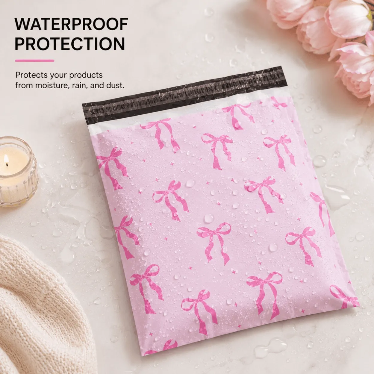 water resistant custom poly mailer packaging