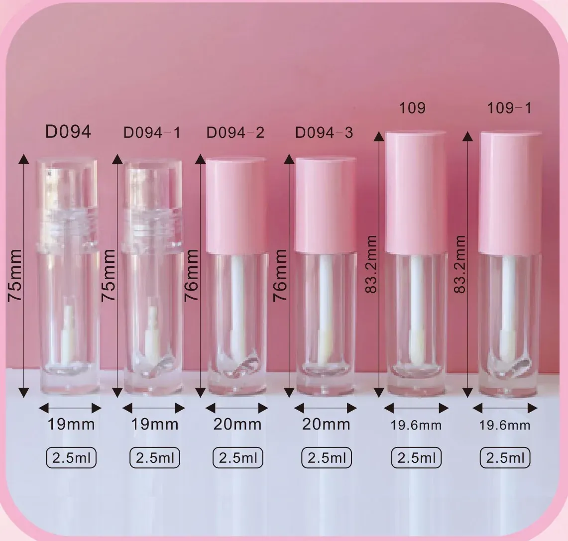 2.5 ml clear lip gloss tube photo 01