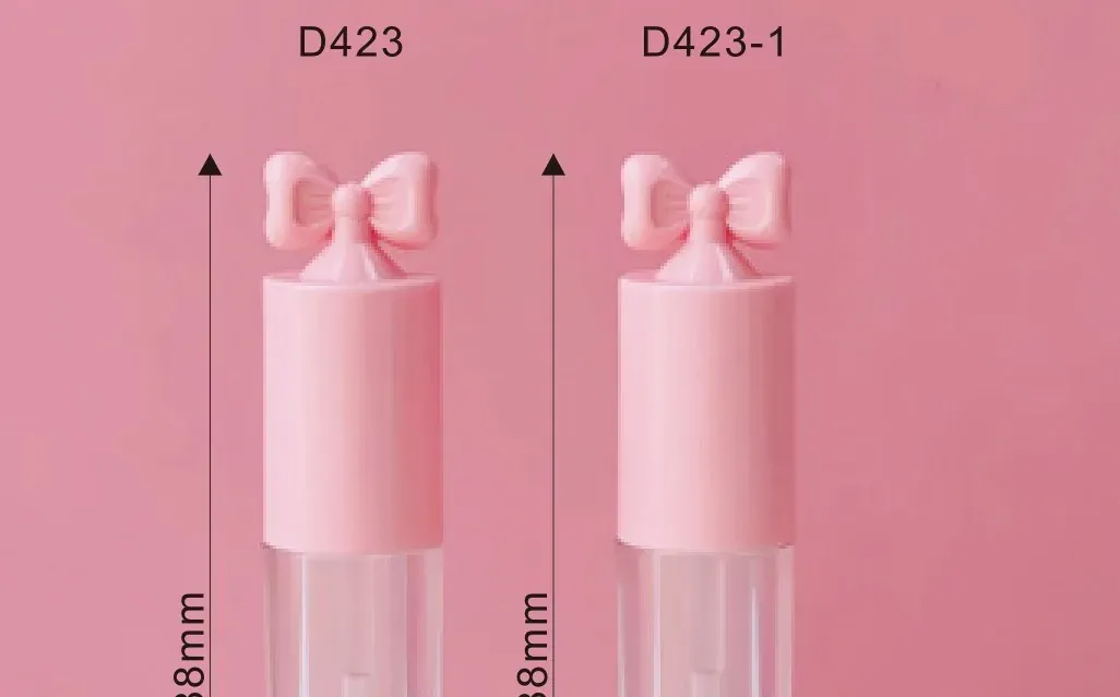 2.5 ml lip gloss tube with bow cap photo 02