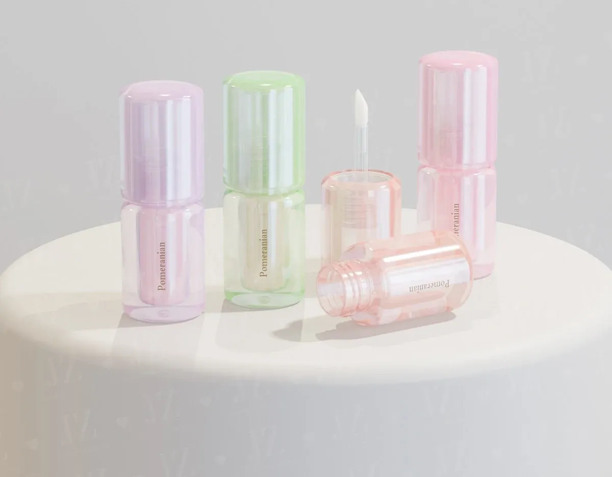 Round lip gloss tube 6613 photo 01