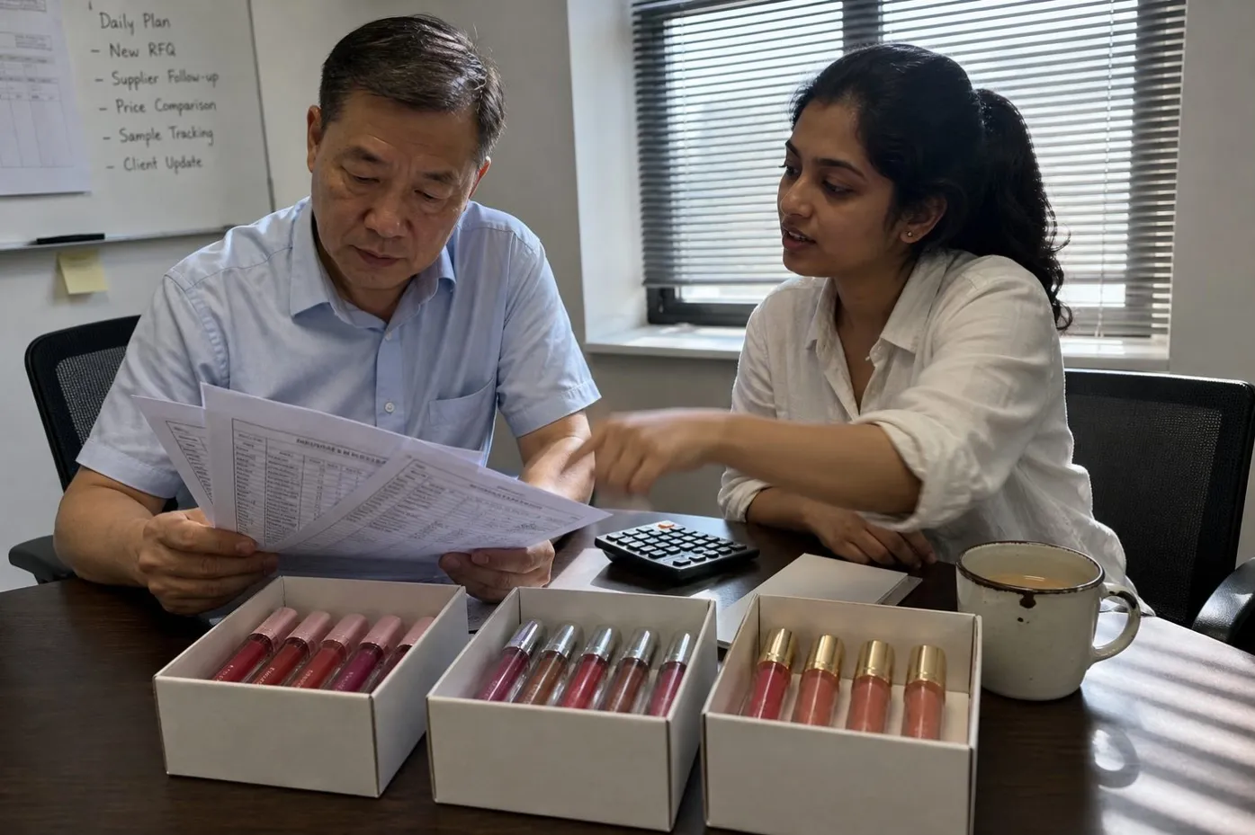 Formula and Packaging Impact How formula and packaging choices affect minimum lip makeup order quantity commitments (ID#5)
