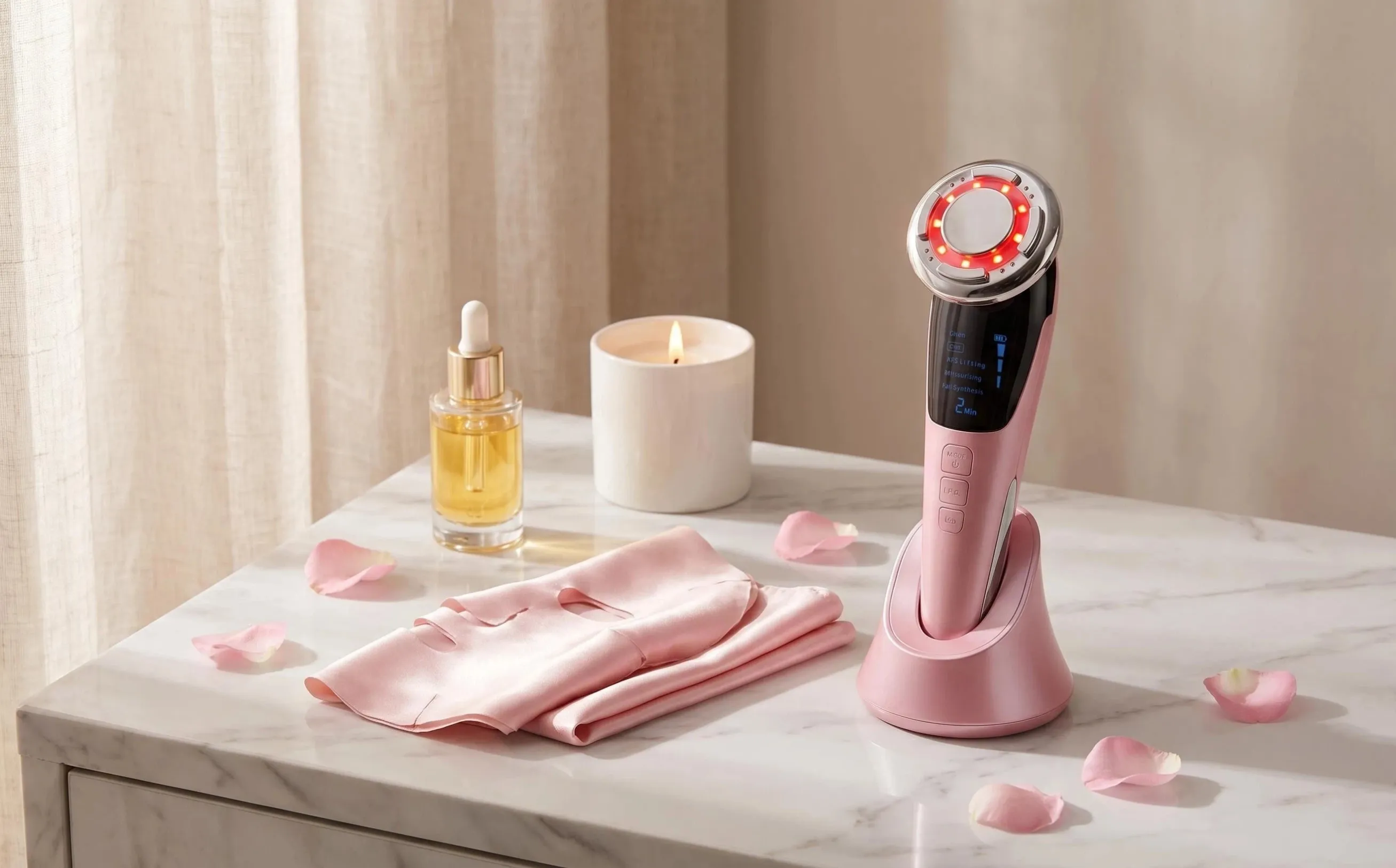 Professional Beauty Device Skincare Atmosphere Scene