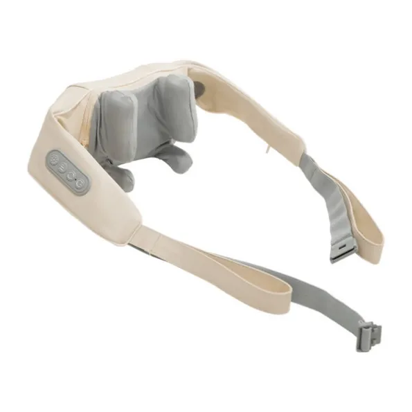 ZONYOU trapezius massage shawl, 6-head shiatsu kneading neck shoulder massager with 3 modes 3 levels and heat compress, made by Shenzhen China factor