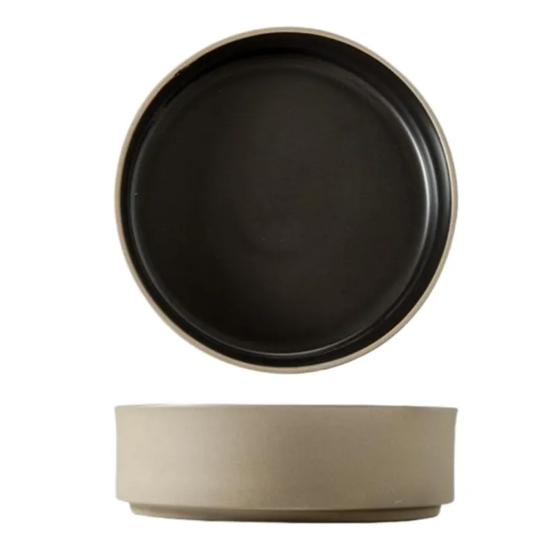 Bowl-Natural with black inside