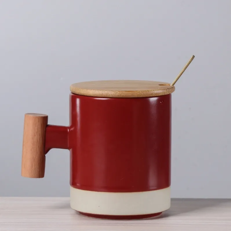With Bamboo Cover Lids & Spoon (1)