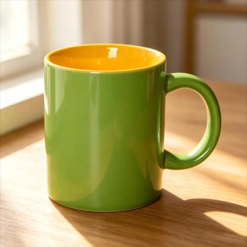 Green with Orange Inside