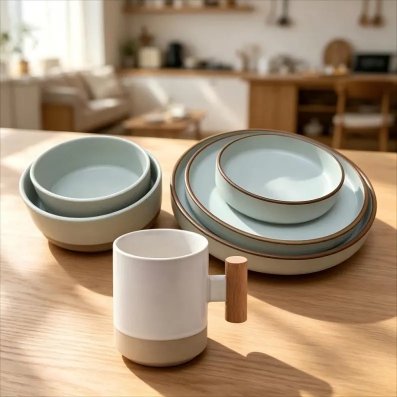 White With Mug Set