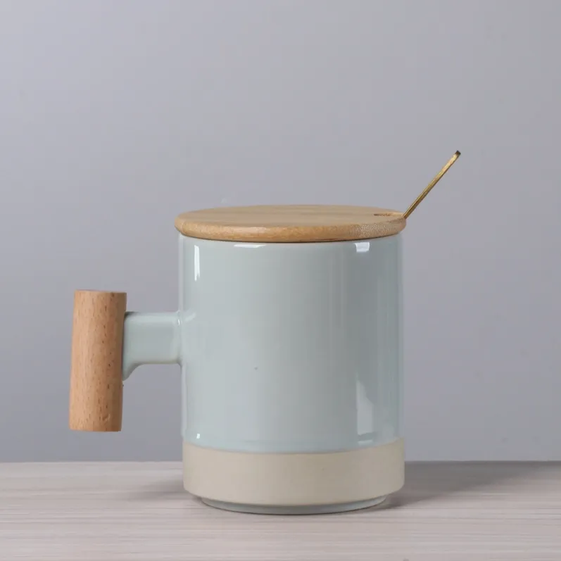 With Bamboo Cover Lids & Spoon (3)