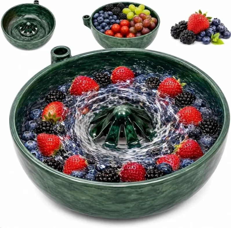 Ceramic Berry Washing Bowls (3)