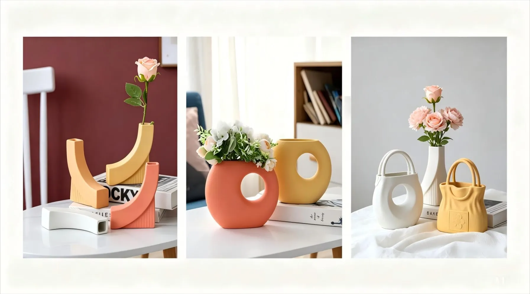 Ceramic Flower Vase (2)(1)(1)