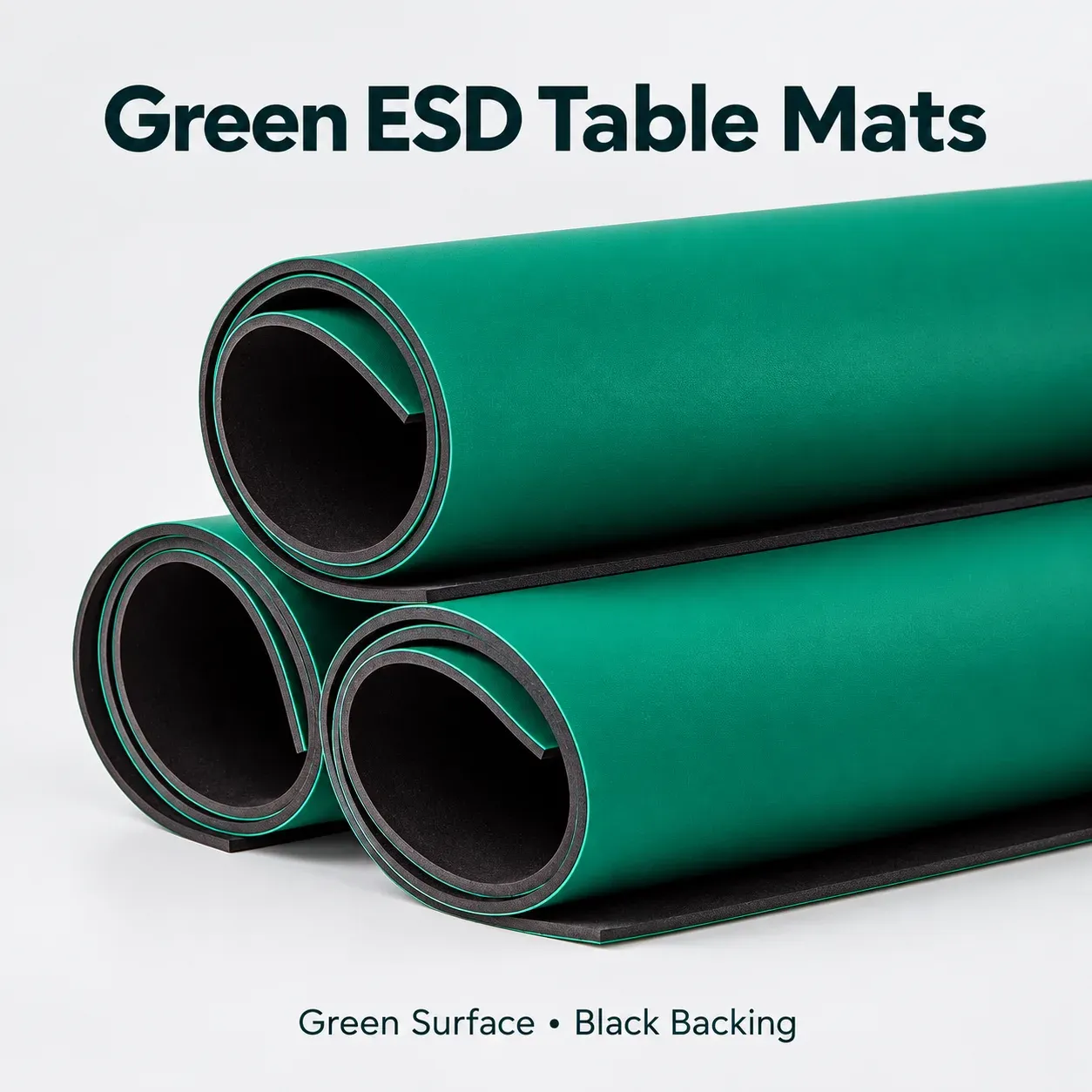 ESD table mat rolls in six color options