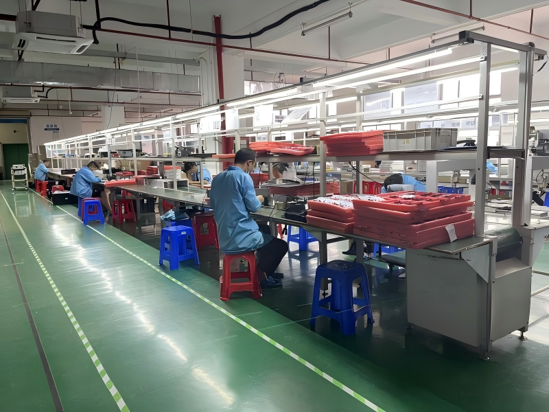 DIP through-hole assembly line
