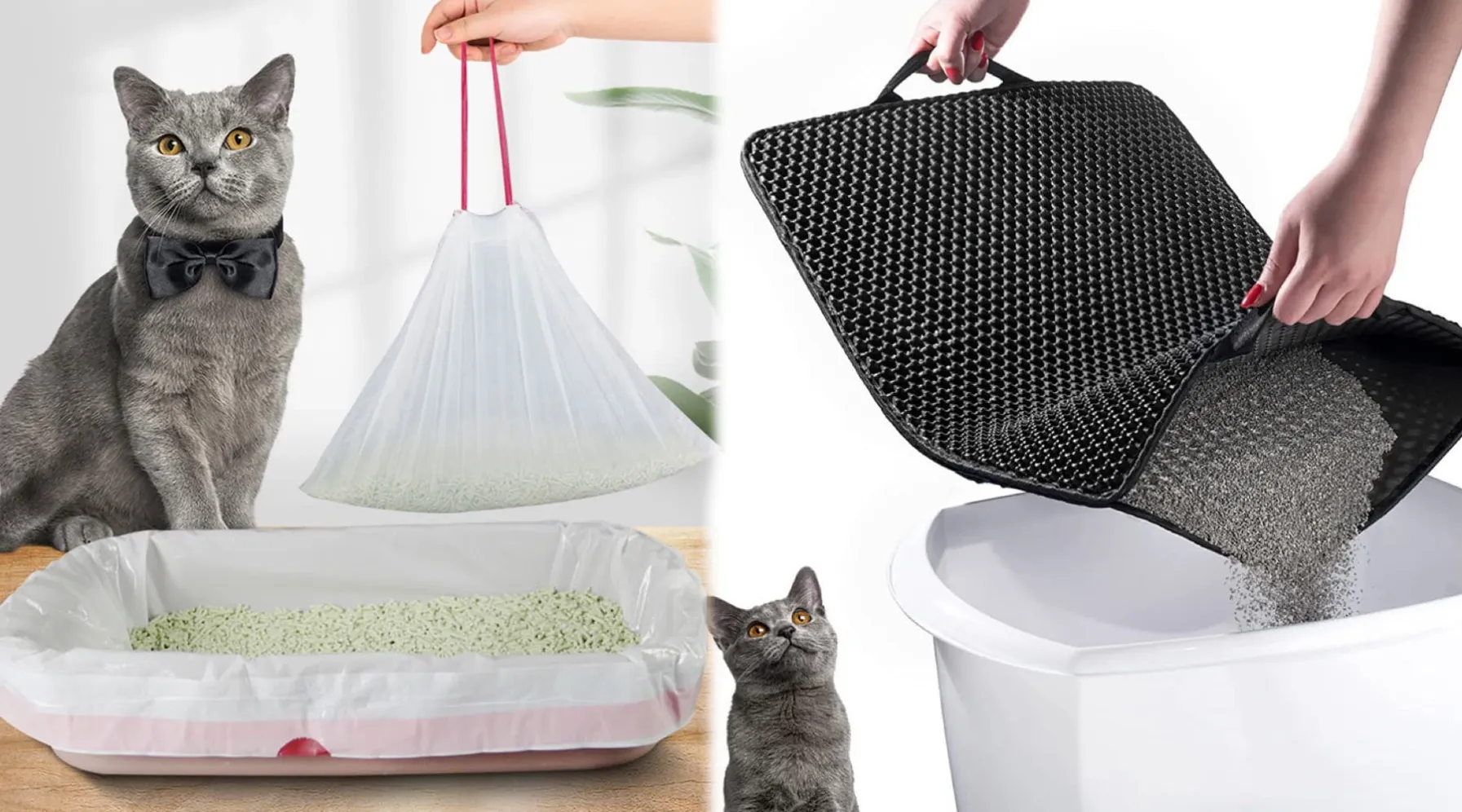 cat liner bag and mat
