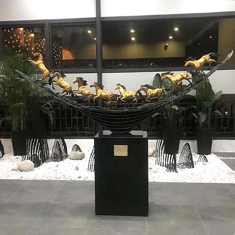 Custom Bronze Sculptures for Hotel Lobbies