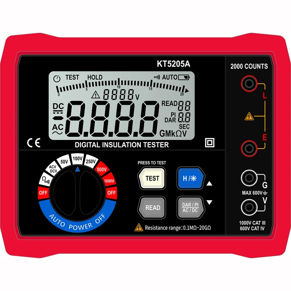KT5205A Insulation Tester 1000V (1)