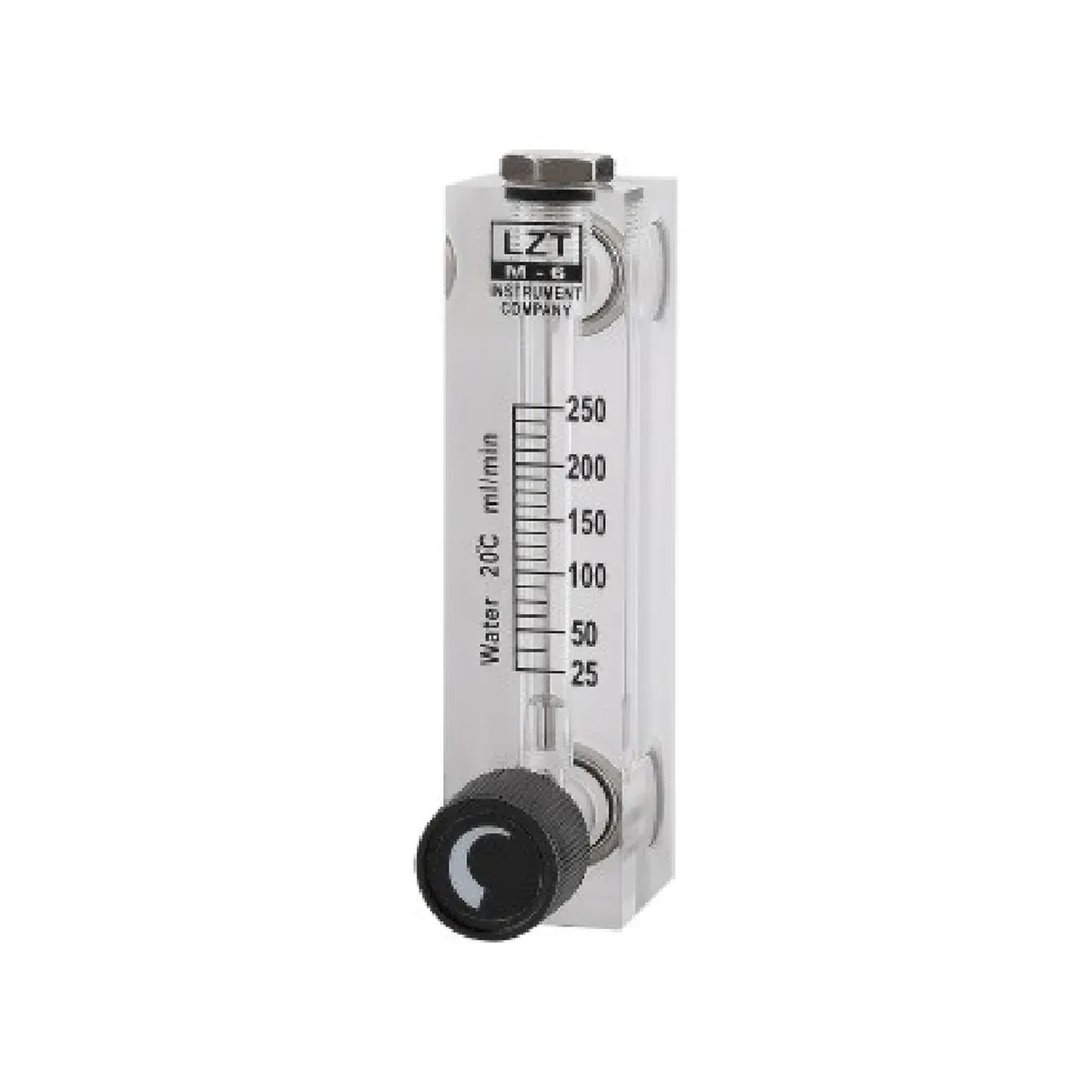 LZT-6T acrylic rotameter for low-flow liquid and gas measurement