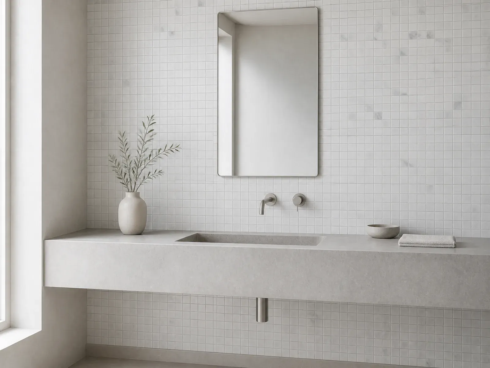 bianco-dolomite-square-marble-mosaic-tile-application