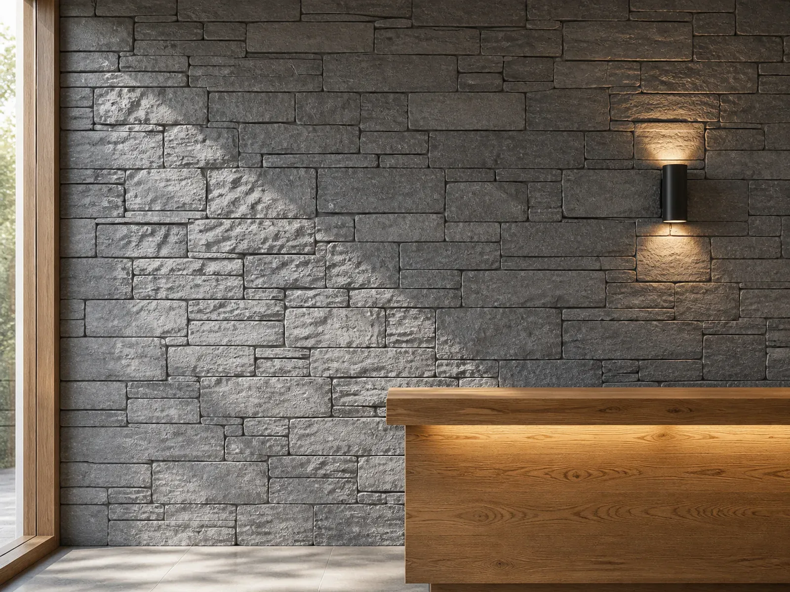 black-quartzite-stacked-stone-panel-application
