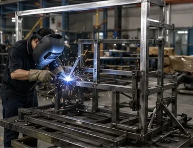 salon furniture frame welding load testing