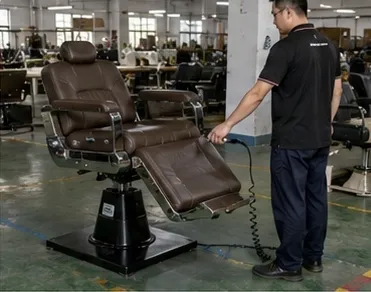 salon beauty furniture hydraulic functional testing