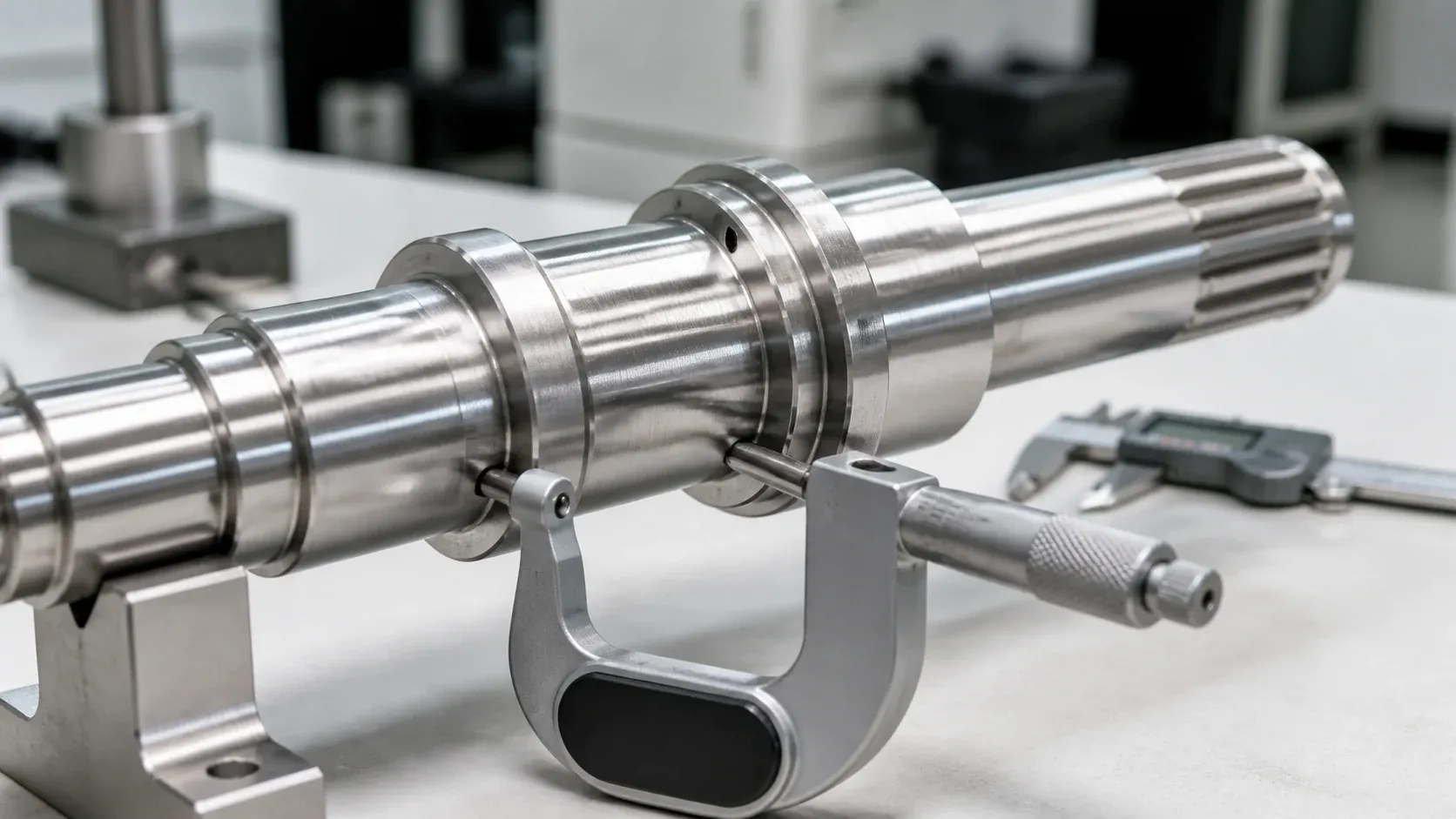 Precision measurement of CNC machined parts
