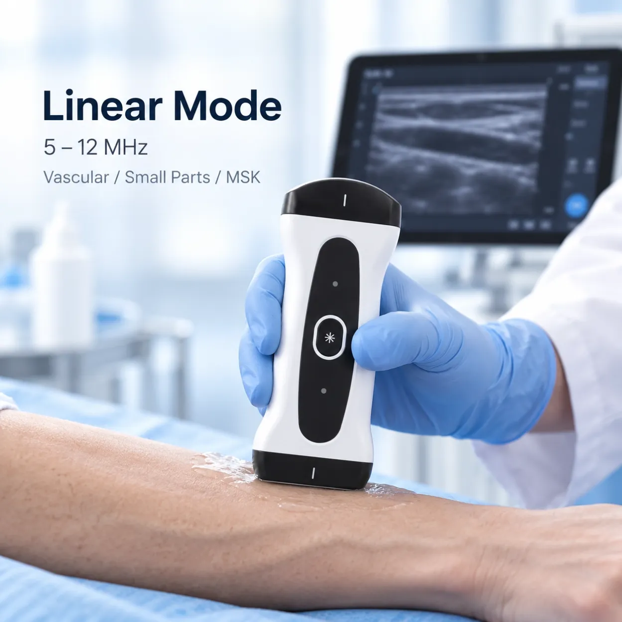 wireless ultrasound probe guided needle imaging