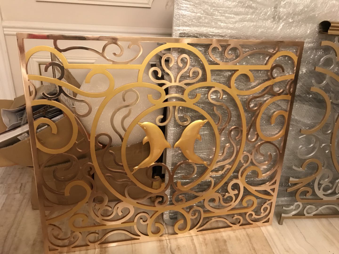 Coated railing