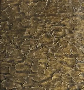 Hammered brass finish sample