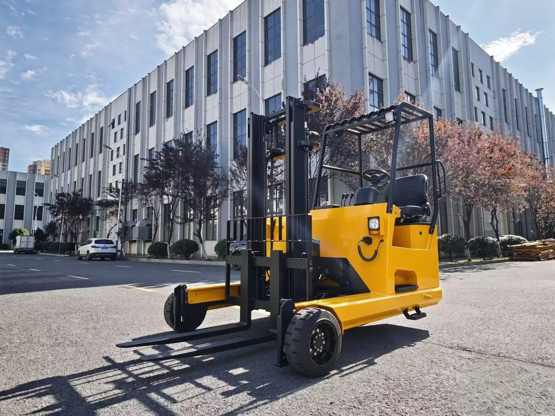piggy back forklift truck-mounted