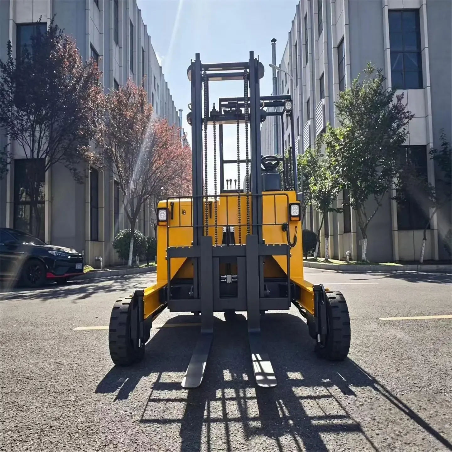 piggyback forklift with battery