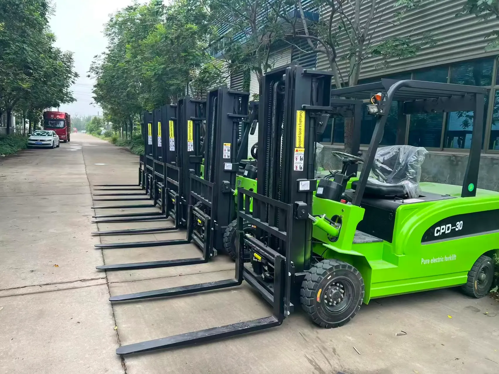 CPD-30 electric forlifts green