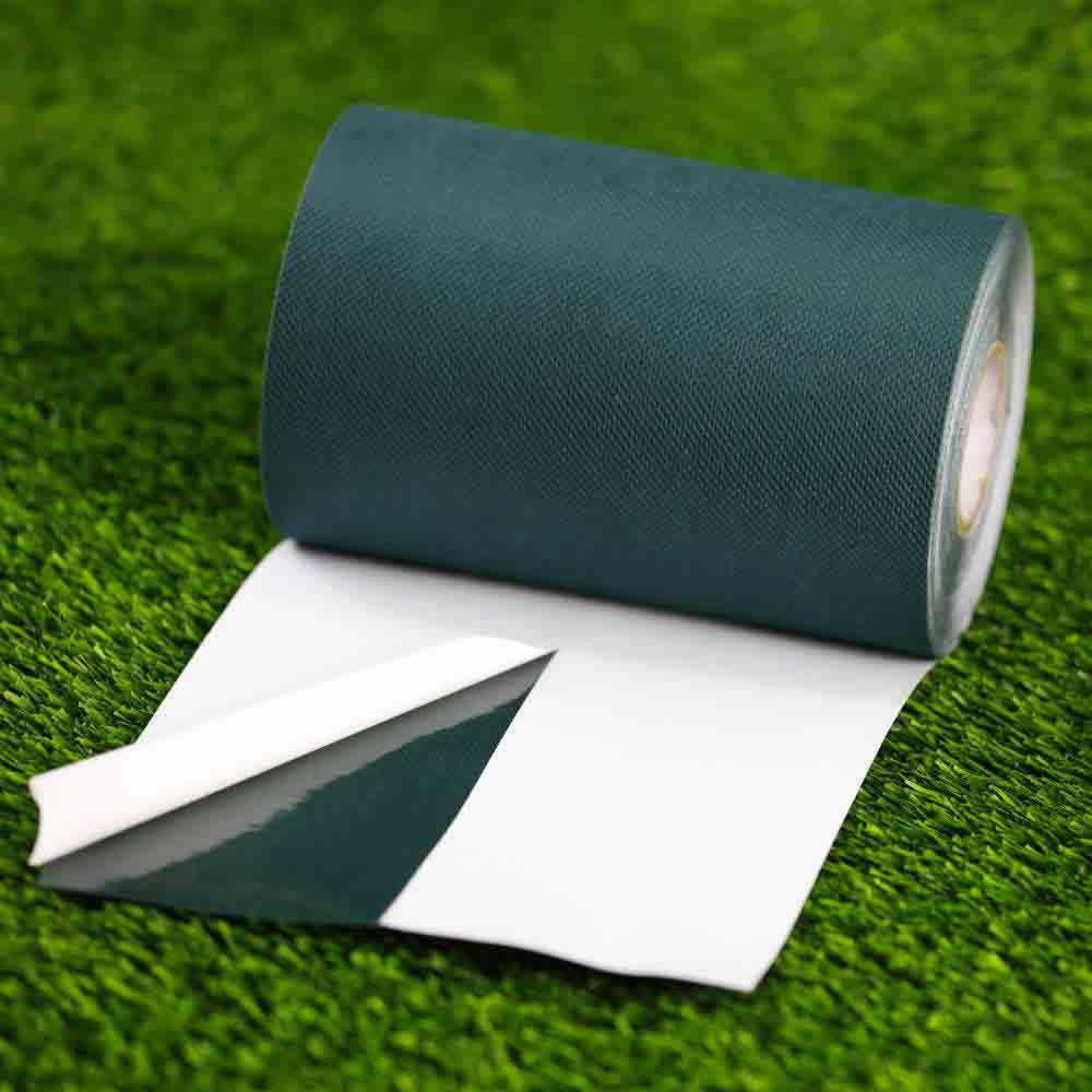 Artificial grass roll with installation accessories