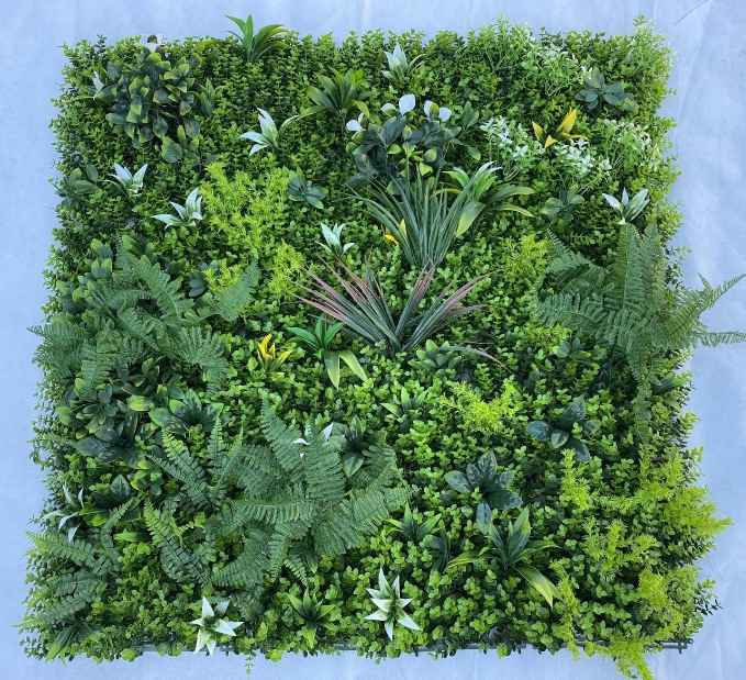 Artificial foliage wall panel, model B004