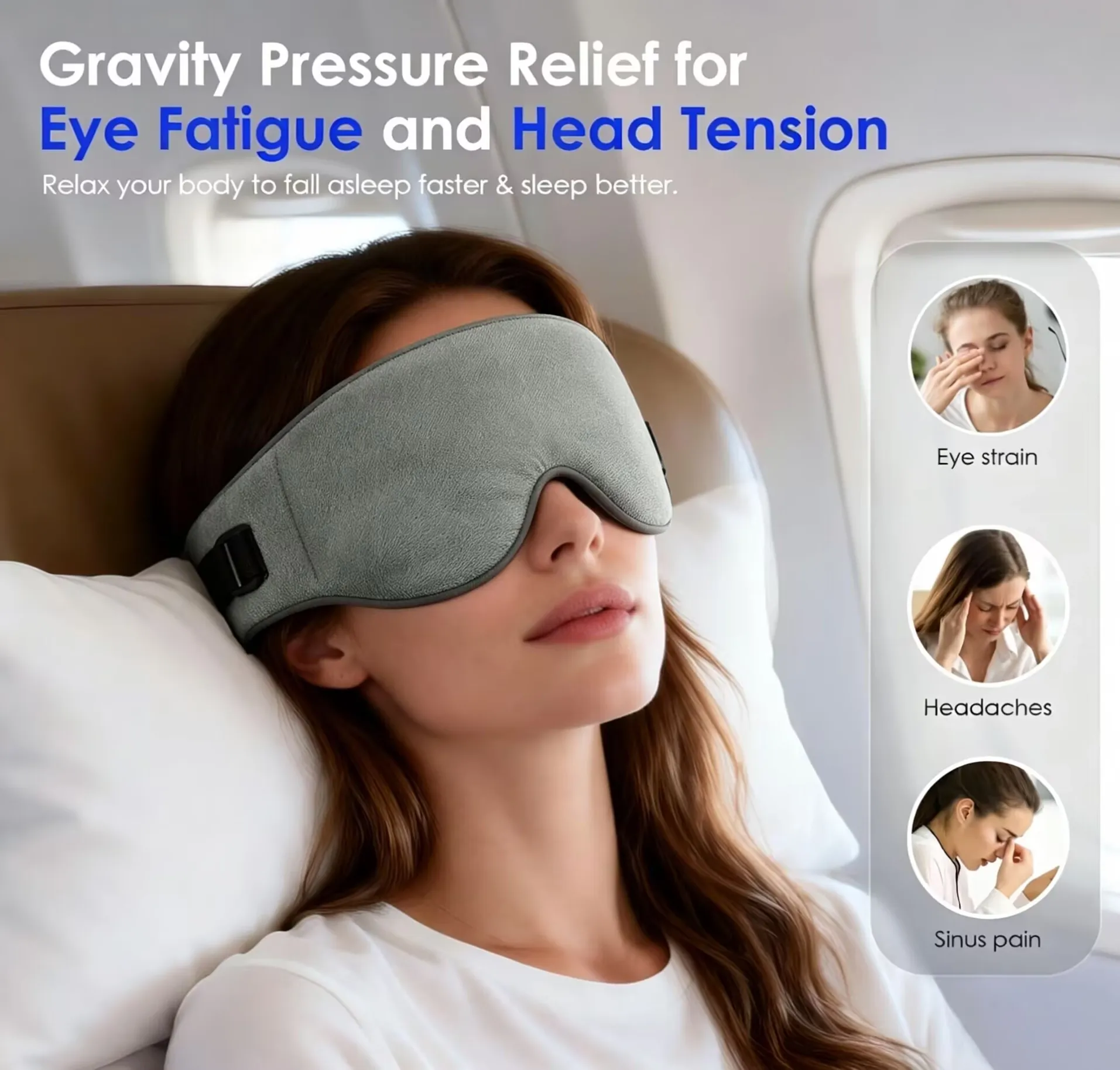 weighted eye mask for sleep