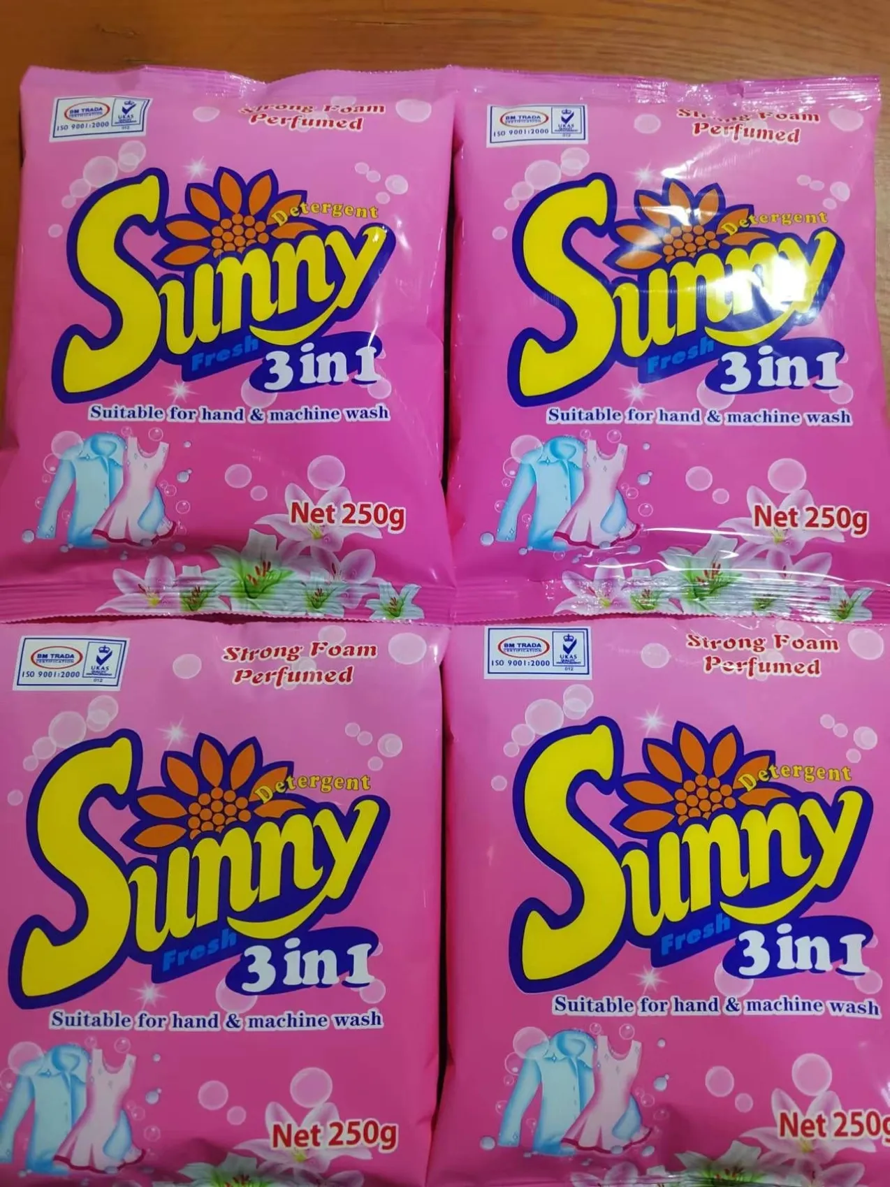 Sunny 3 in 1 detergent powder floral