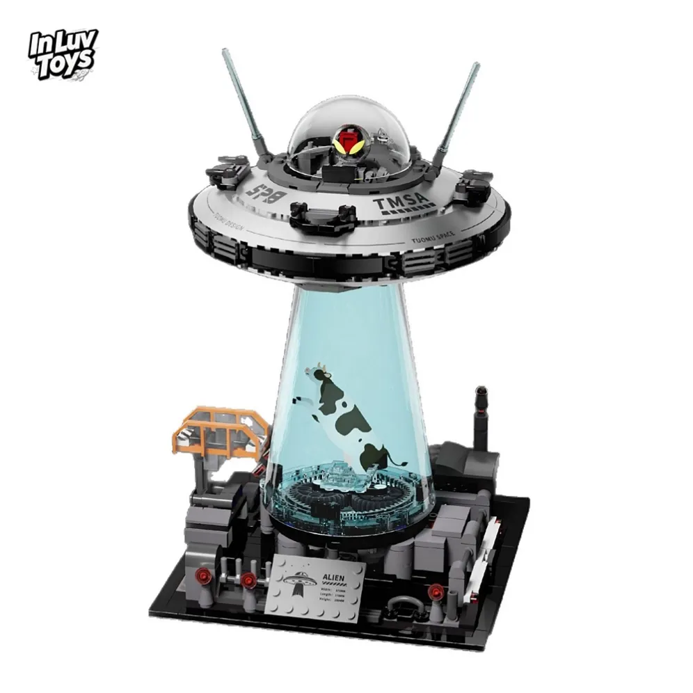UFO Spaceship Building Blocks Toy