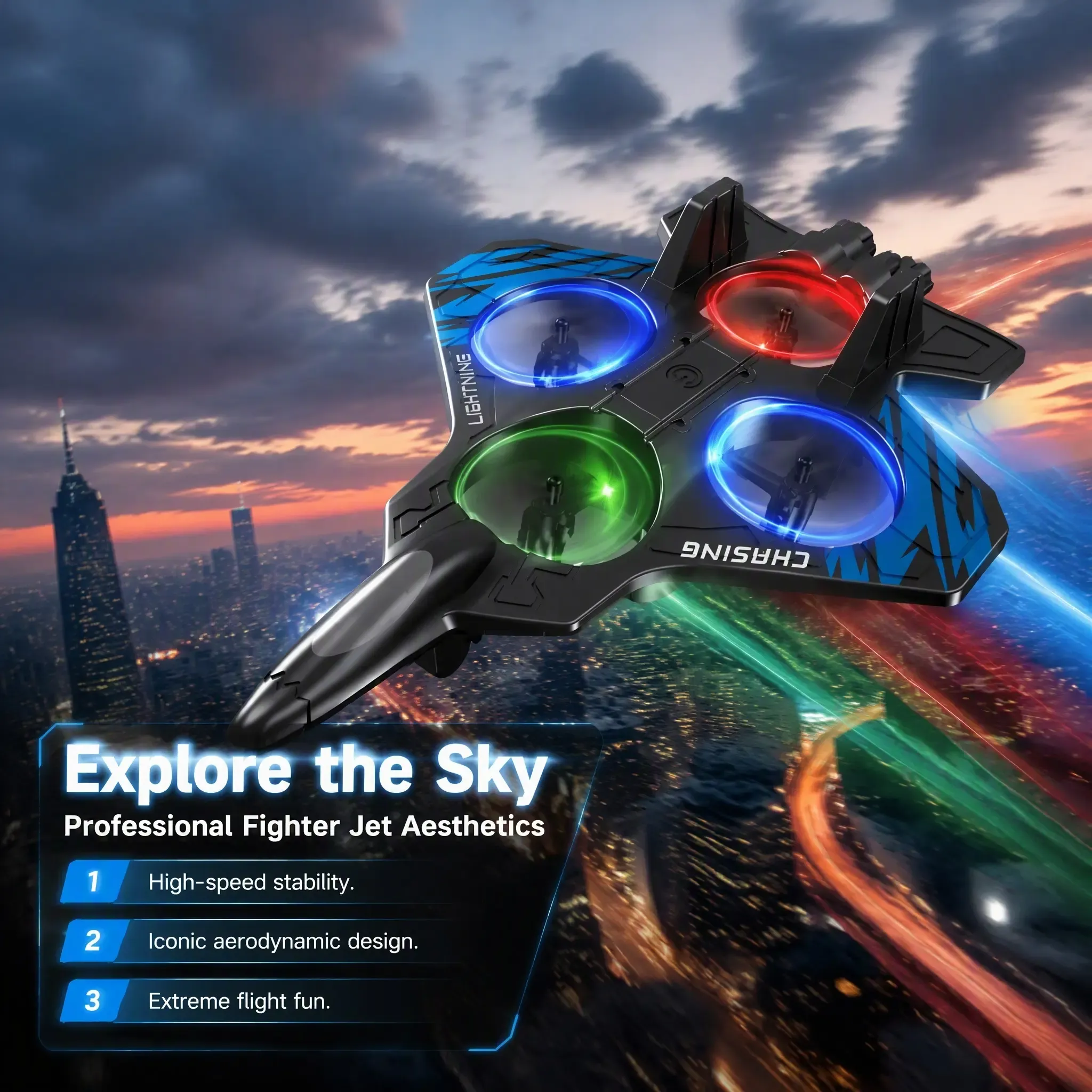 Wholesale Foam RC Plane with Light2