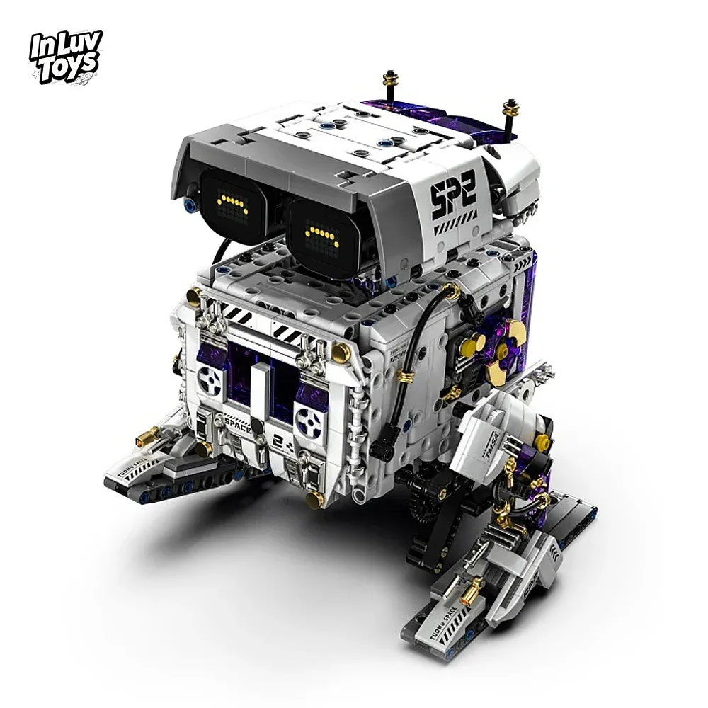 Sci-Fi Programming Bipedal Robot Building Block Toy1