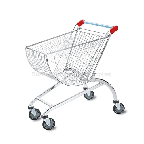 SMT-SC-OEM003 80L fan-shaped metal wire shopping cart with no child seat by Suzhou Smart Shop Supplies