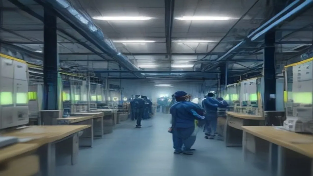 Camera assembly production line