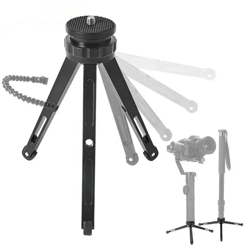 Aluminium mini desktop tripod, main product photo