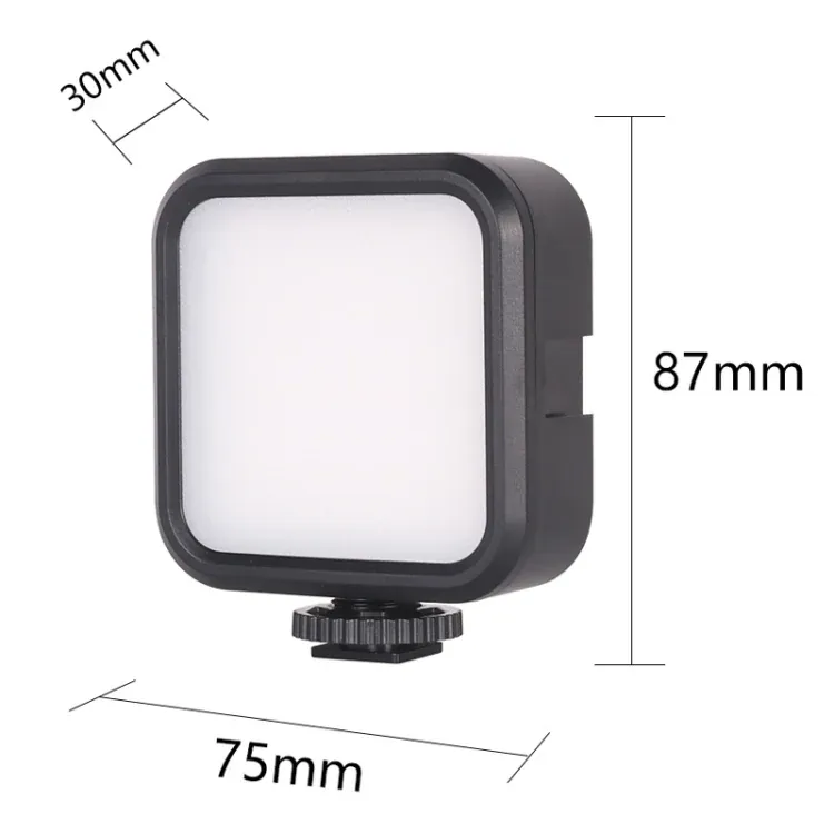 LED camera fill light, dimensions