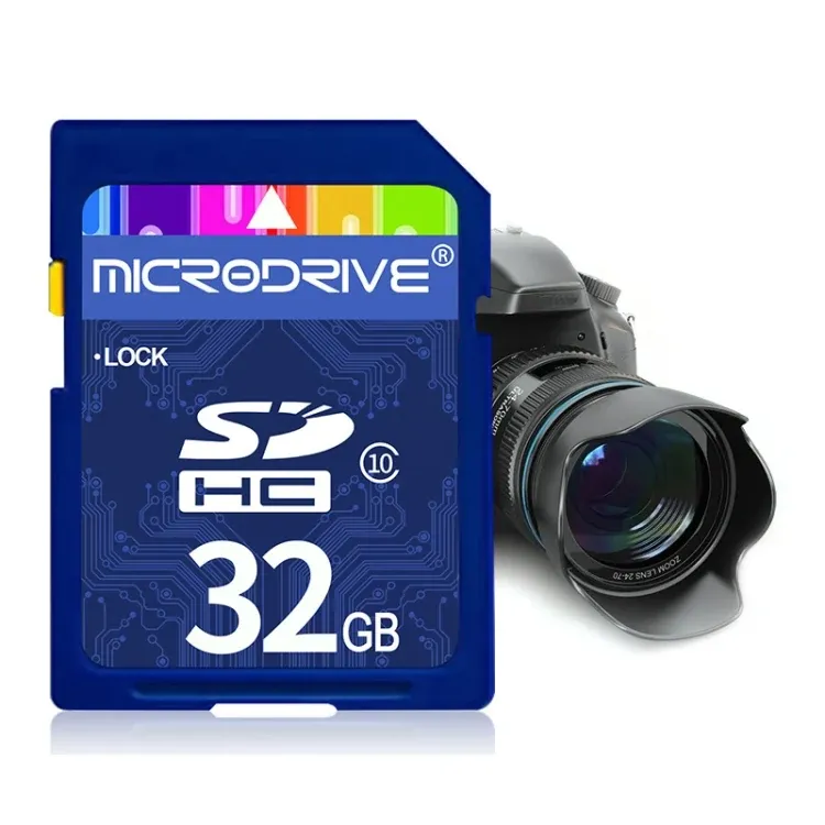 SD memory card with DSLR camera